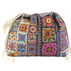 Emma Ball Spirit of Flora Drawstring Cotton Bag- Crafts|Bags