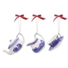 Spode Blue Italian 3 Piece Tea Set Ornaments- Christmas Decorations