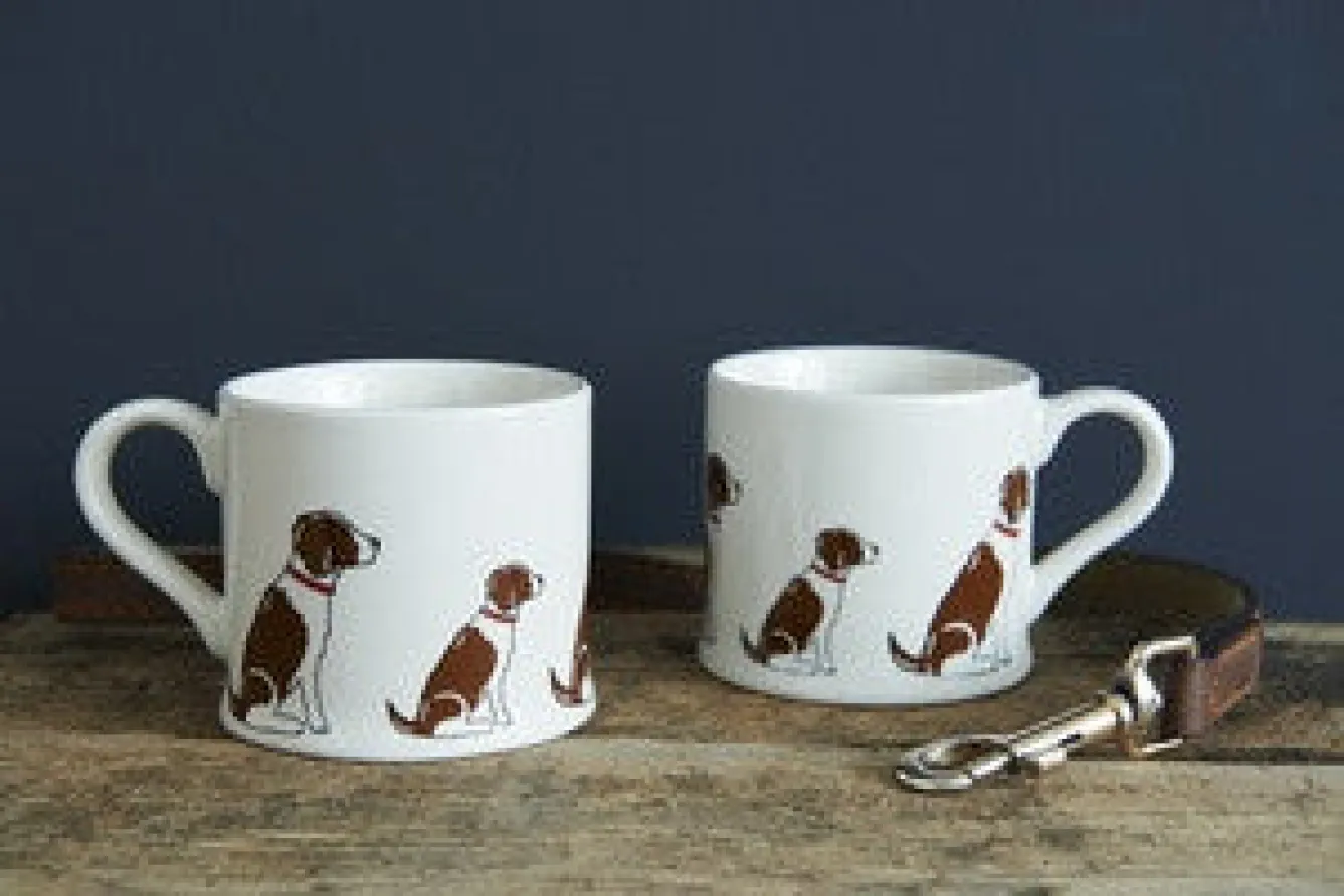 Sweet William Springer Spaniel (Liver & White) Mug Boxed- Pets|Pets