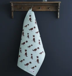 Sweet William Springer Spaniel Tea Towel- Tea|Tea Towels