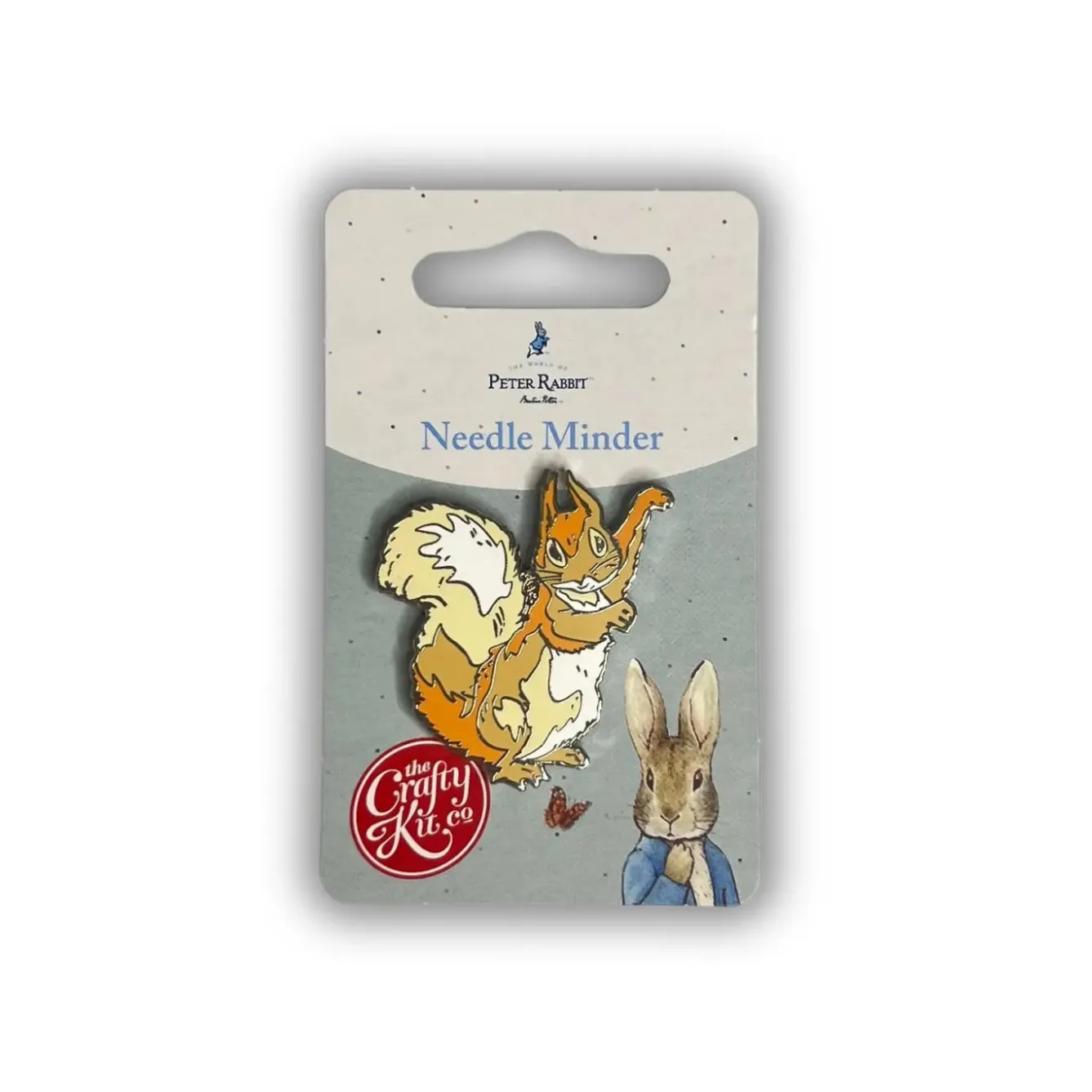 The Crafty Kit Co. Squirrel Nutkin Needle Minder- Easter|Crafts
