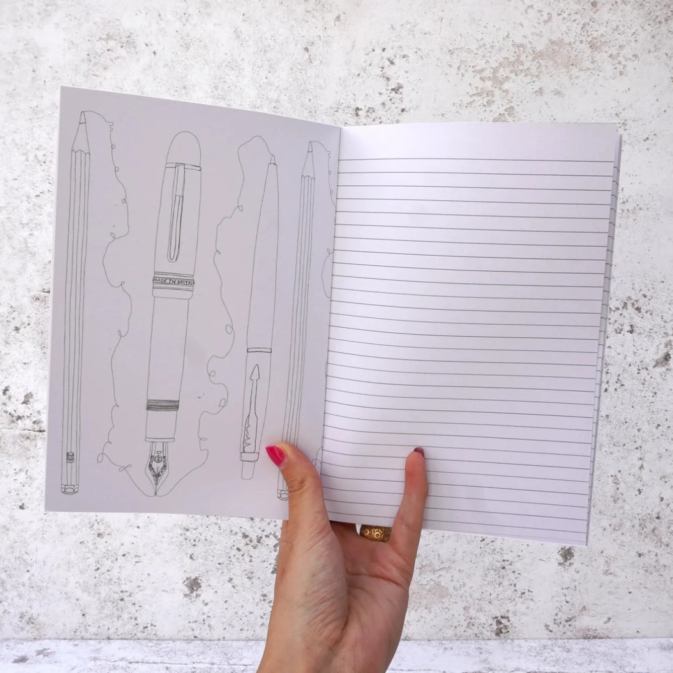 Corinne Alexander Stationery Notebook by- Stationery