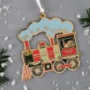 Nancy & Betty Steam Train Tree Decoration- Christmas
