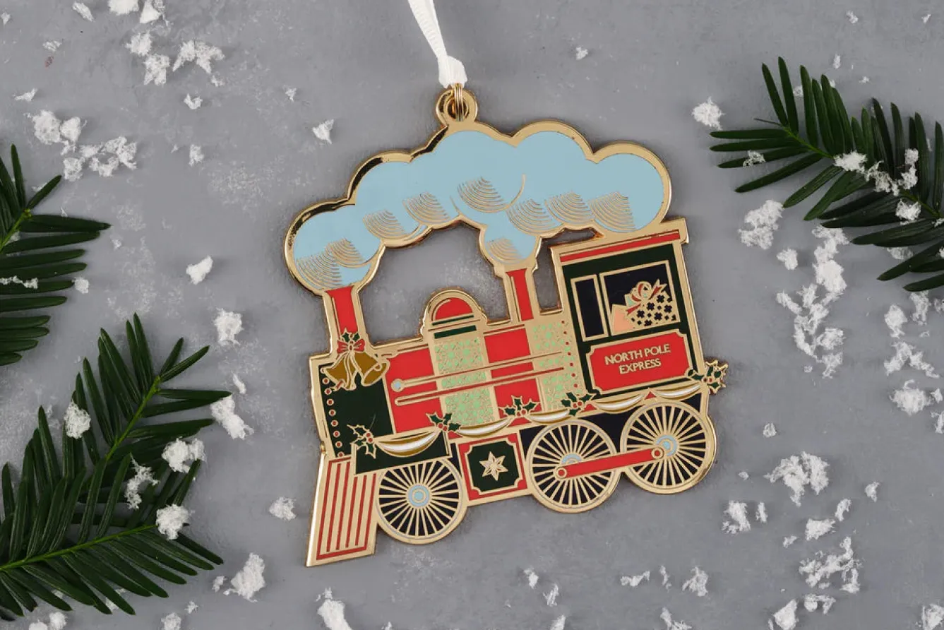 Nancy & Betty Steam Train Tree Decoration- Christmas