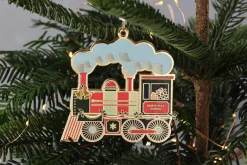 Nancy & Betty Steam Train Tree Decoration- Christmas