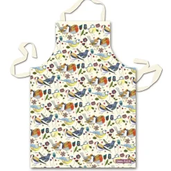 Emma Ball Stitched Birdies Apron- Aprons