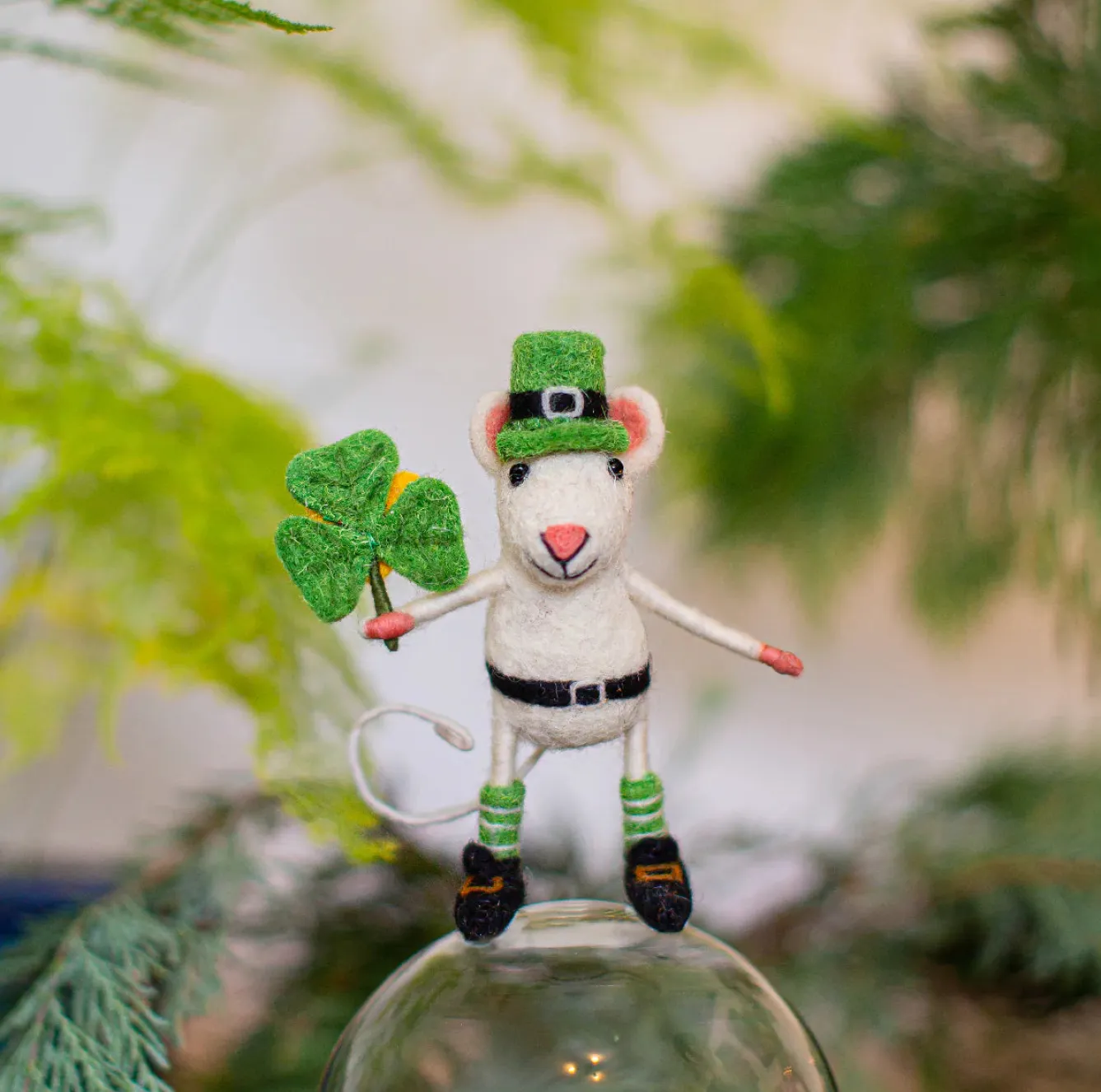 Sew Heart Felt St. Patrick's Day Felt Mouse- Children