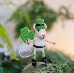 Sew Heart Felt St. Patrick's Day Felt Mouse- Children