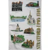 Town Towels Stratford-upon-Avon Landmarks Tea Towel- Tea|Tea Towels