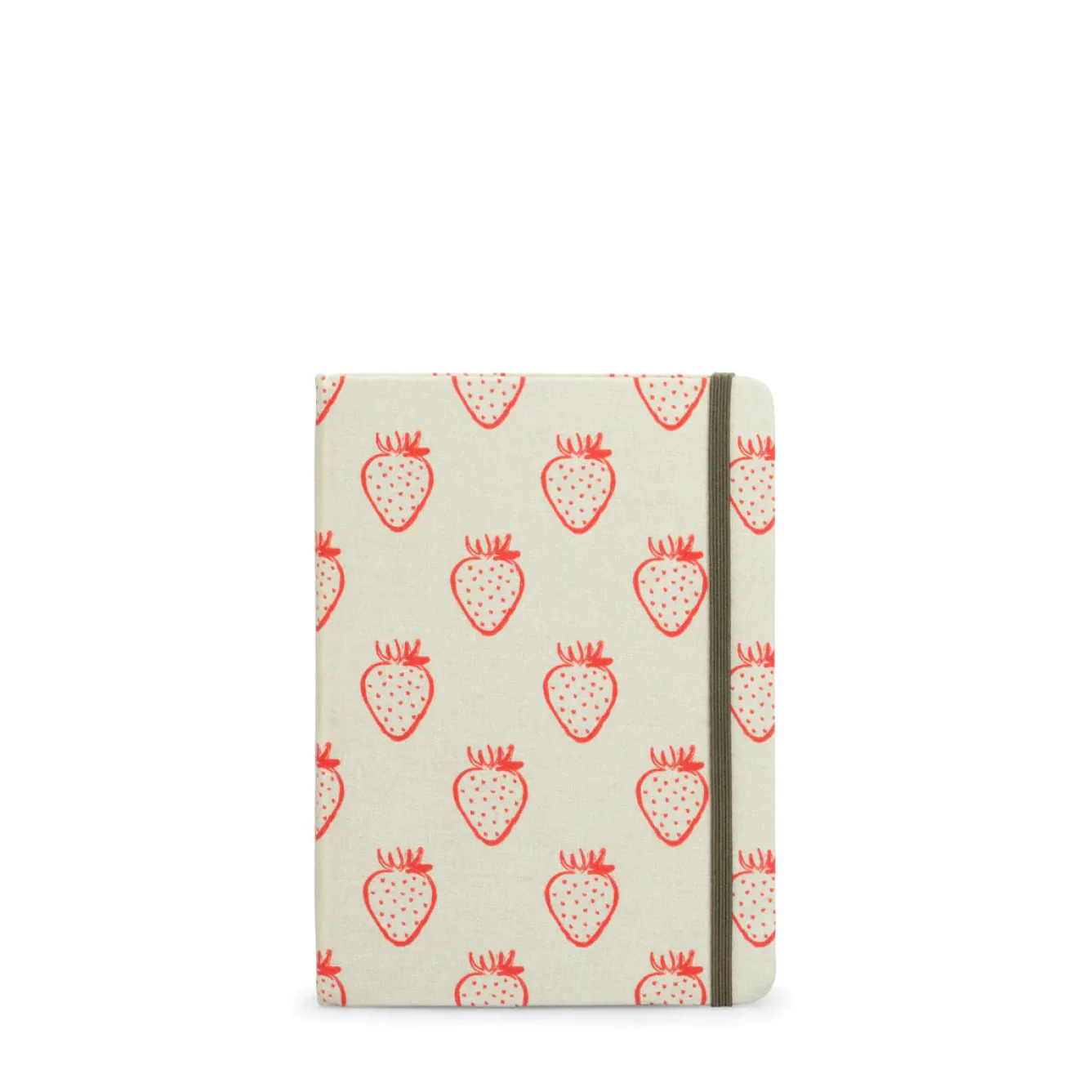 Sophie Allport Strawberries B6 Fabric Notebook- Stationery