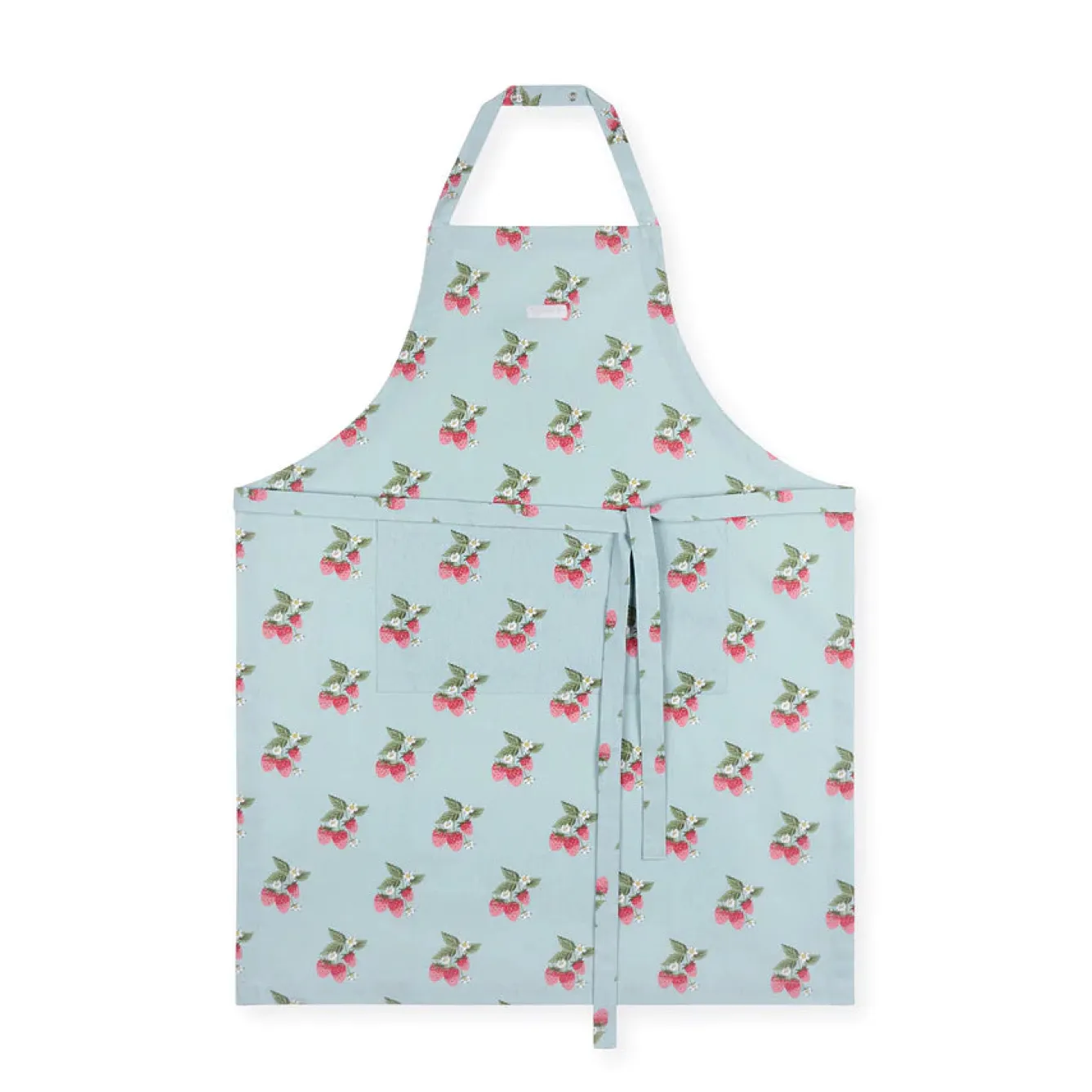 Sophie Allport Strawberries Blue Adult Apron- Aprons