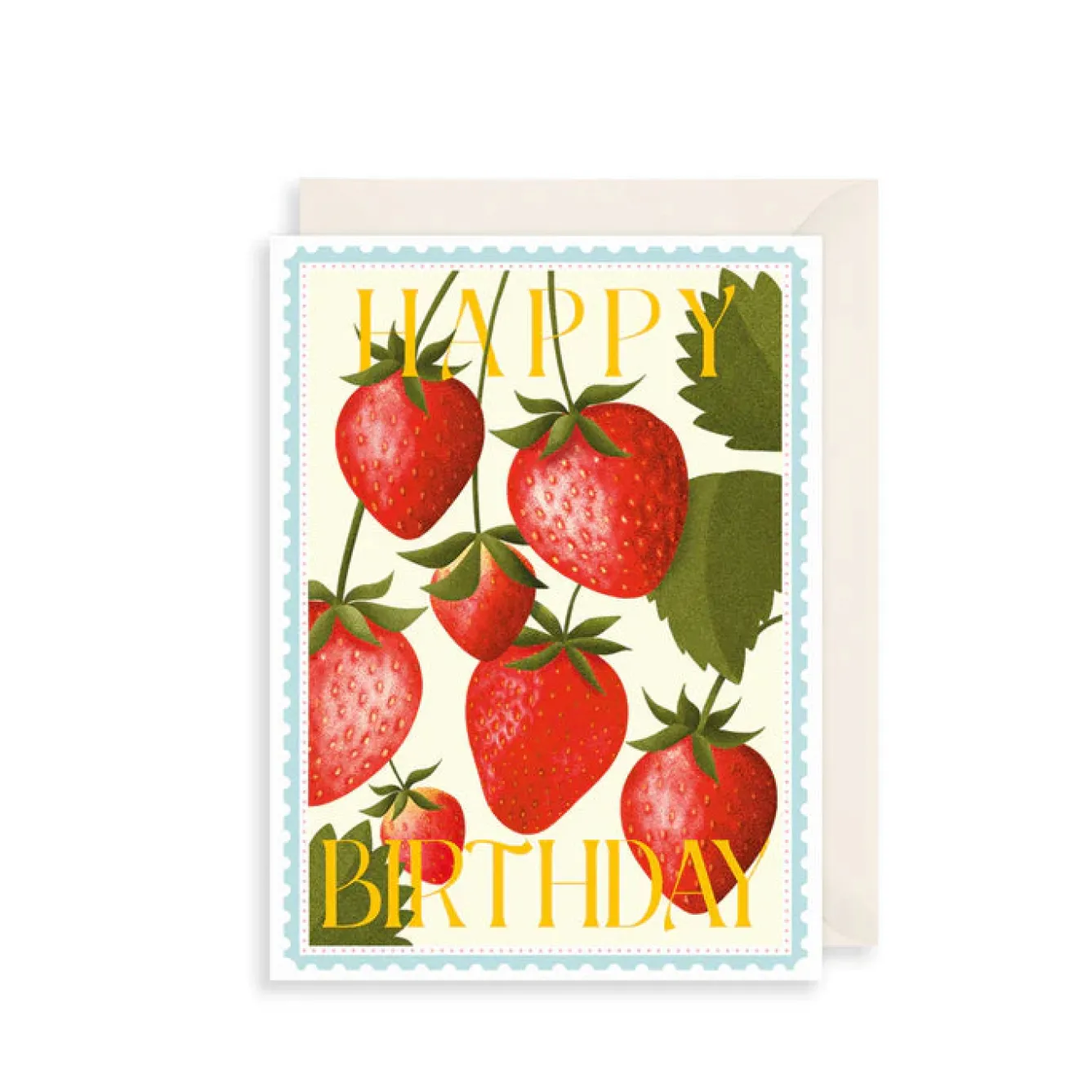 The Art File Strawberries Greeting Card- Greeting Cards