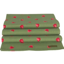 Sophie Allport Strawberries Table Runner- Tea|Table Runners