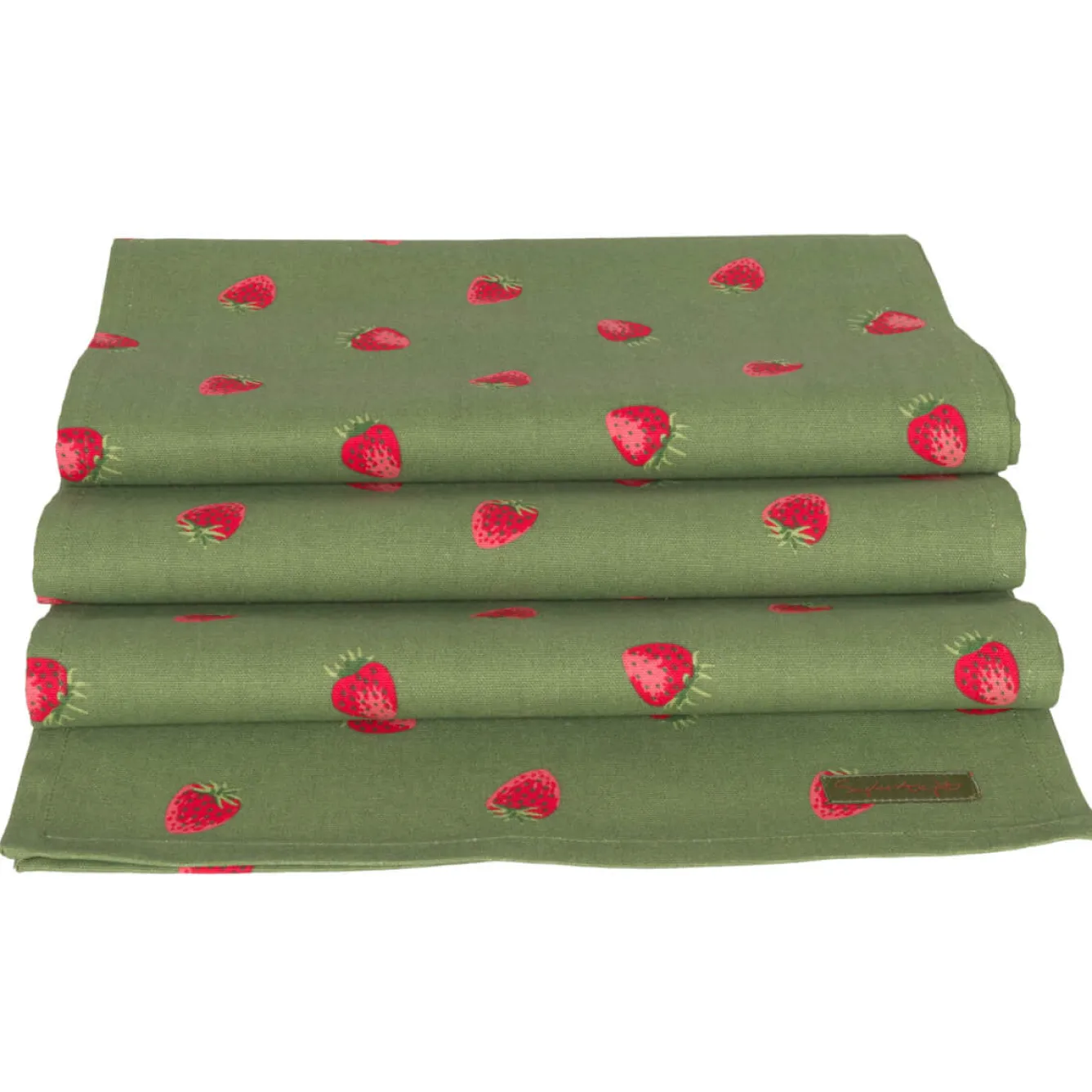 Sophie Allport Strawberries Table Runner- Tea|Table Runners