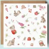 West Country Designs Strawberry Fields Art Card- Greeting Cards