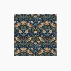 William Morris Strawberry Thief Navy Napkins - Set of 4- Napkins|Napkins
