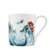 Jane Abbott Designs Strutting Hen Bone China Mug- Tea|Chickens