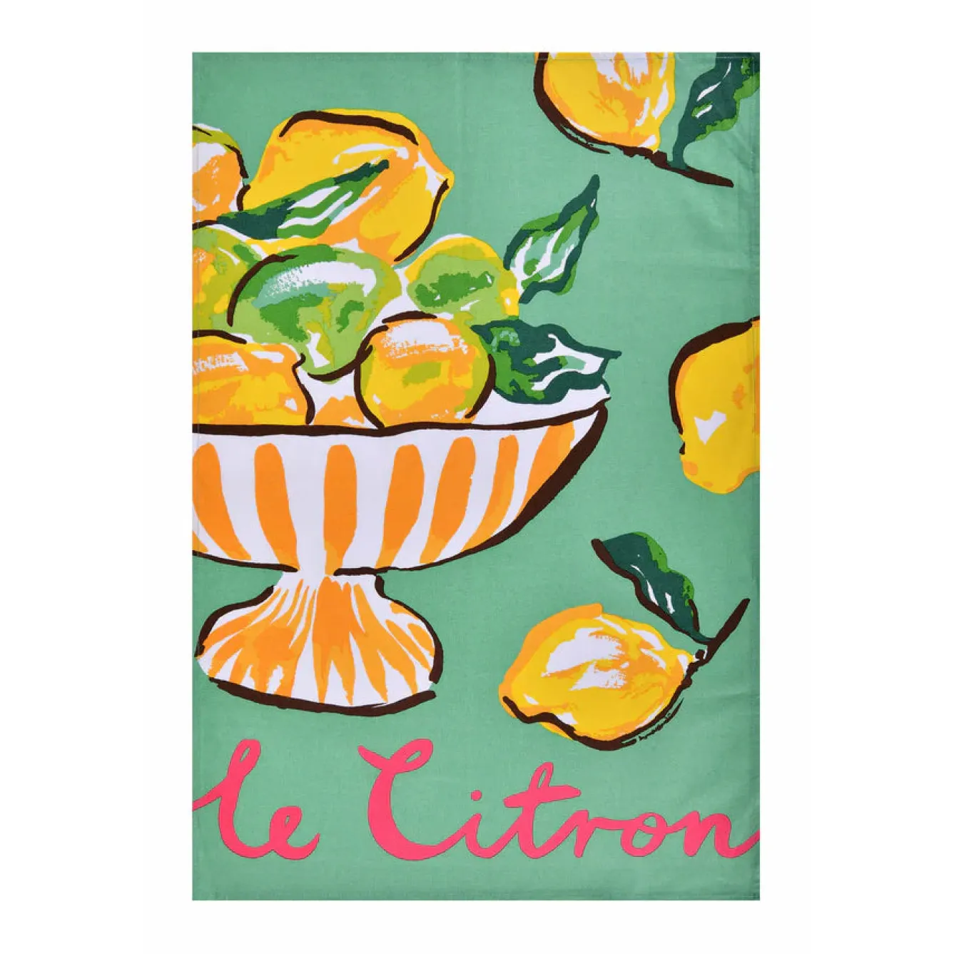 Ulster Weavers Summer Fruits- Citron Cotton Tea Towel- Tea|Tea Towels