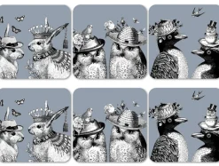 Repeat Repeat Sunday Best Grey Coasters Set of 6- Coasters