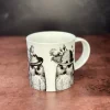 Repeat Repeat Sunday Best Owls Bone China Mug - White- Animals|Animals