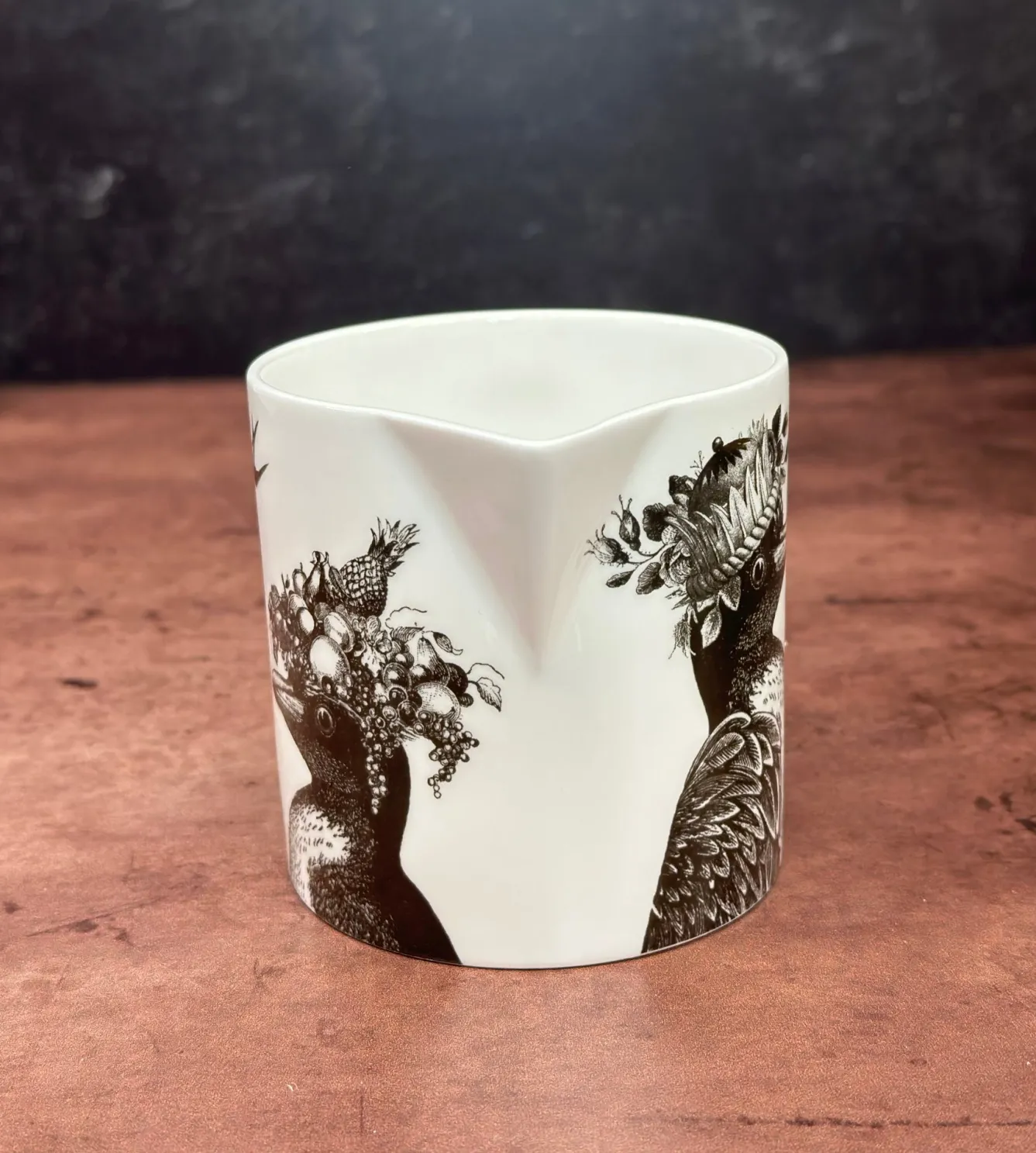 Repeat Repeat Sunday Best Penguins Bone China Jug- White- Jugs|Animals