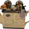 Ceramic Inspirations Sunday Roast Large Aga Teapot - Cream- Tea|Teapots