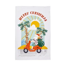 Ulster Weavers Sunny Santa Recycled Cotton Tea Towel- Tea|Tea Towels