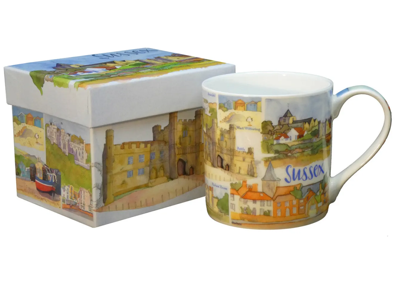 Emma Ball Sussex Bone China Mug (Boxed)- Tea|Great Britain