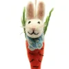 Amica Felt Swaddling Bunny Felt Decoration- Easter|Seasonal Decor