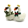 Amica Felt Swimming Swans with Mistletoe Wreath- Christmas Decorations|Christmas