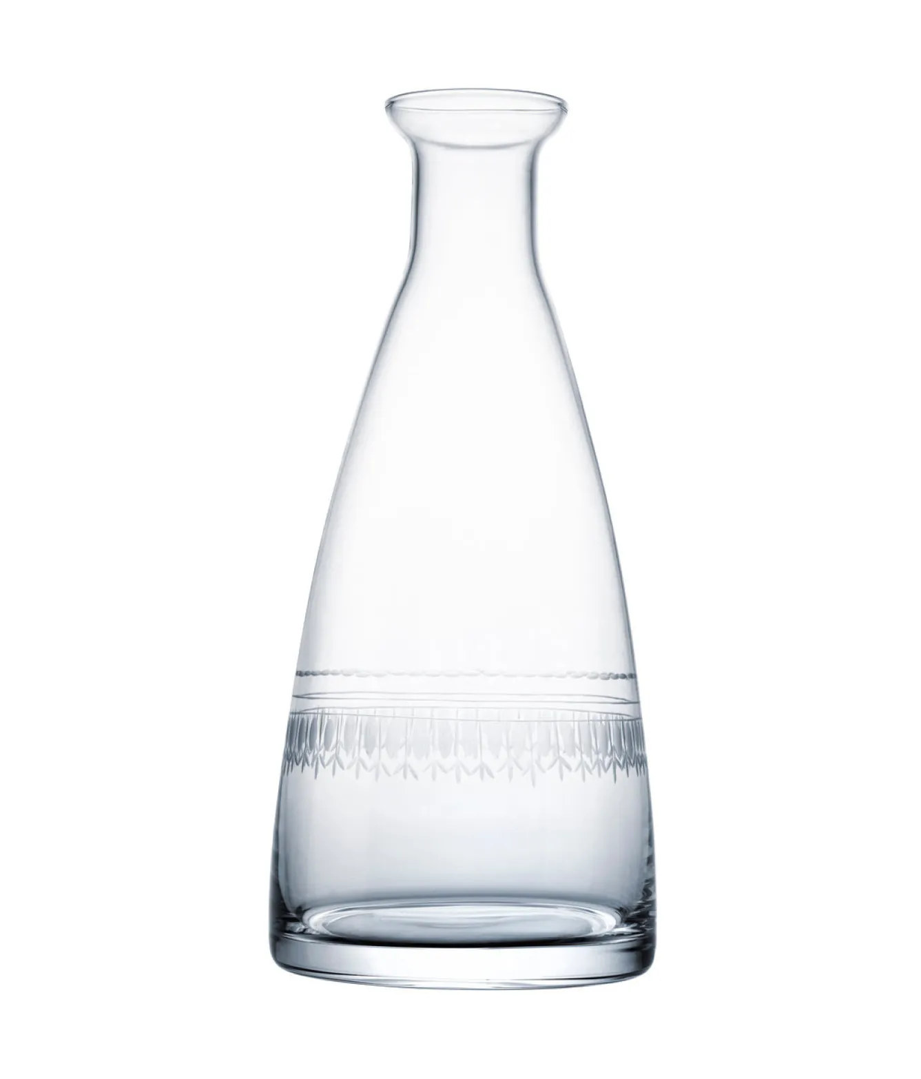 The Vintage List Table Carafe with Ovals Design by- Glassware