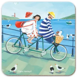 Emma Ball Tandem Ride Coaster- Tea|Coasters