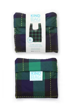 Kind Bag London Tartan Medium Reusable Bag- Bags