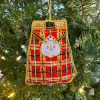 Tinker Tailor Tartan Red Kilt Decoration by London- Christmas Decorations|Seasonal Decor