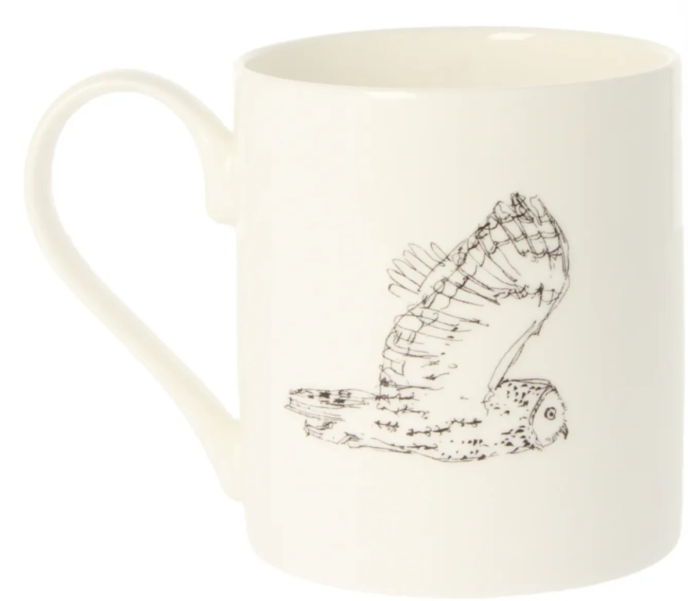 Mclaggan Smith Tawny Owl Bone China Mug- Whimsical