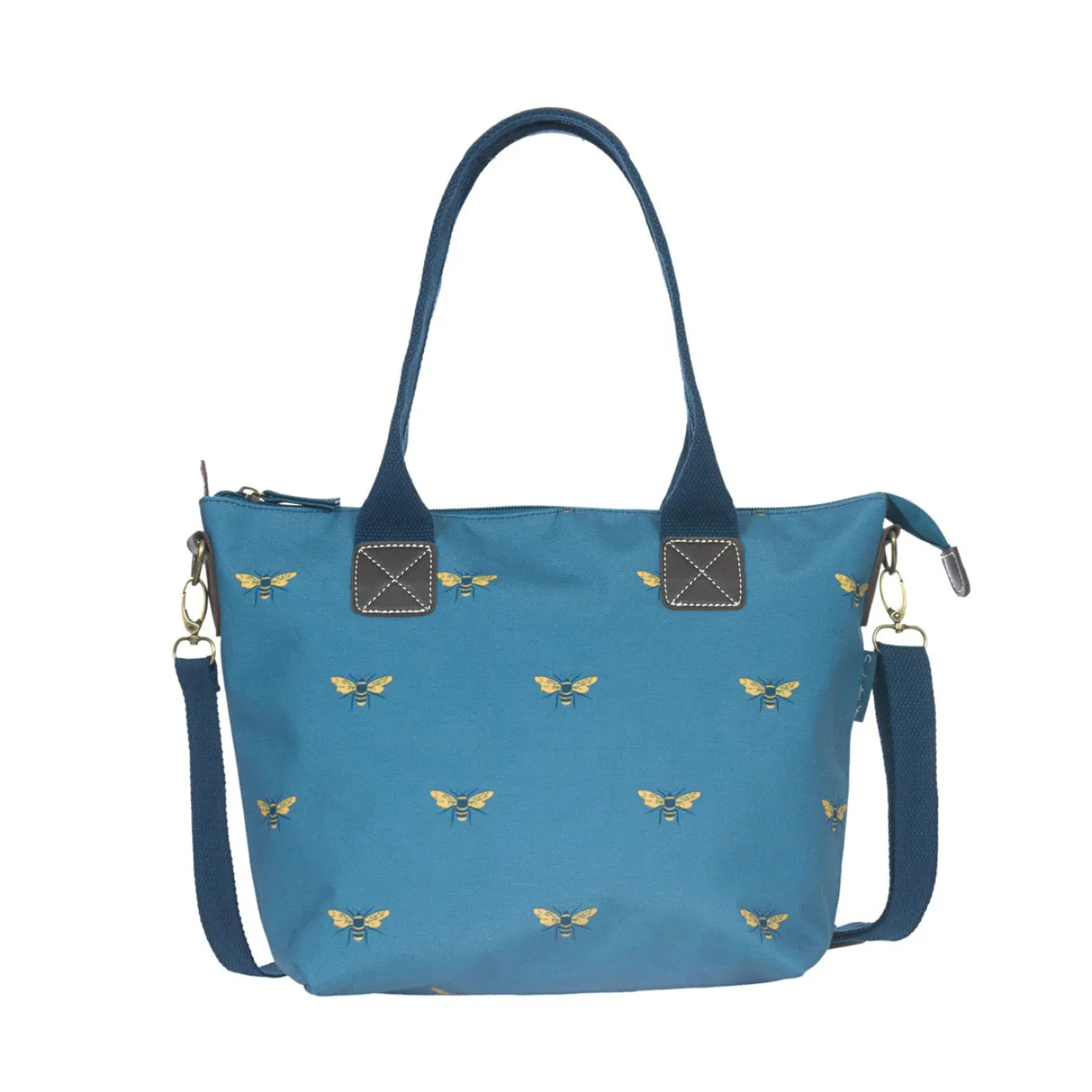 Sophie Allport Teal Bees Mini Oundle Bag- Bags