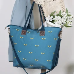 Sophie Allport Teal Bees Standard Oundle Bag- Bags