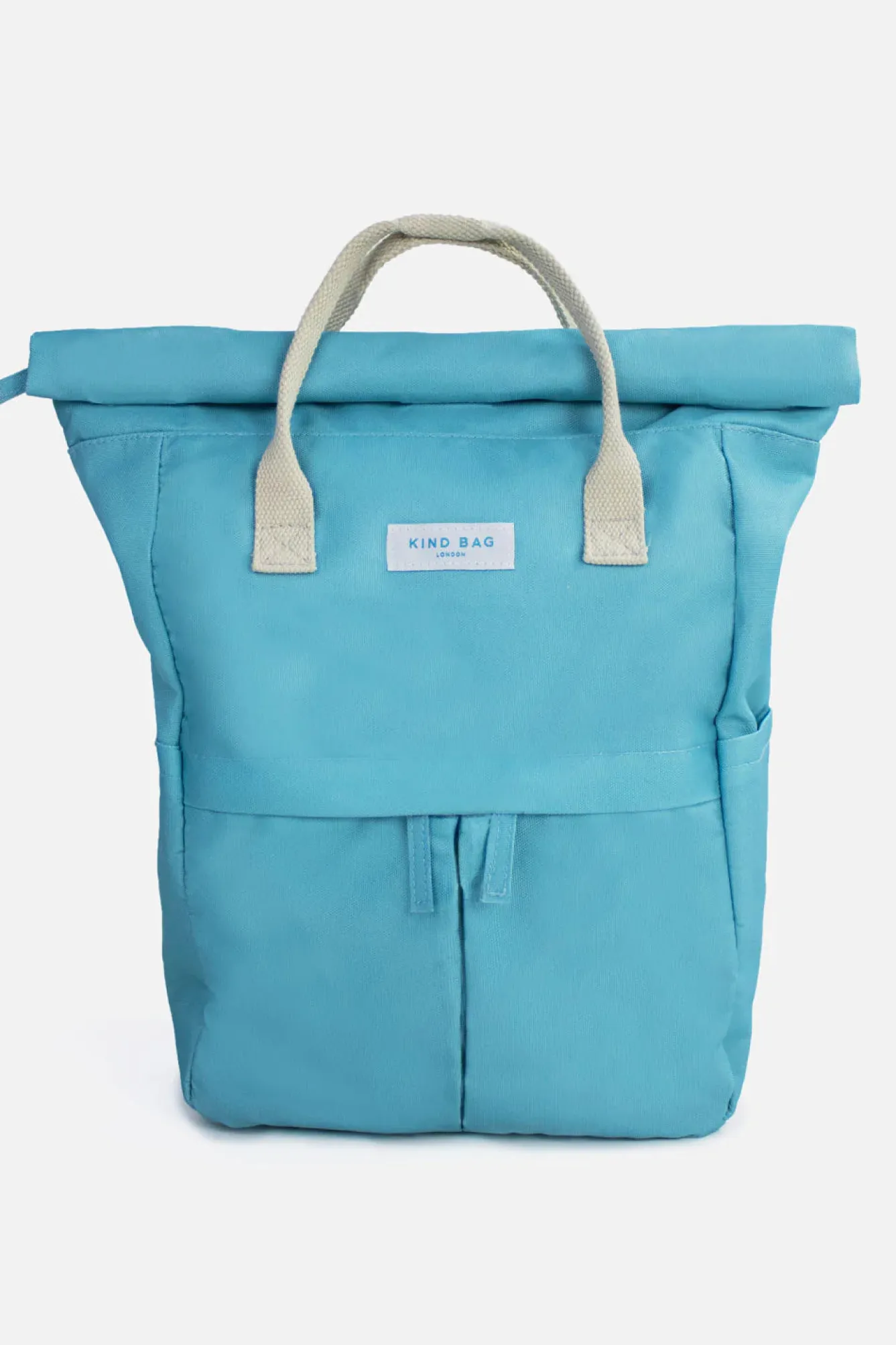 Kind Bag London Teal Hackney Medium Backpack- Bags