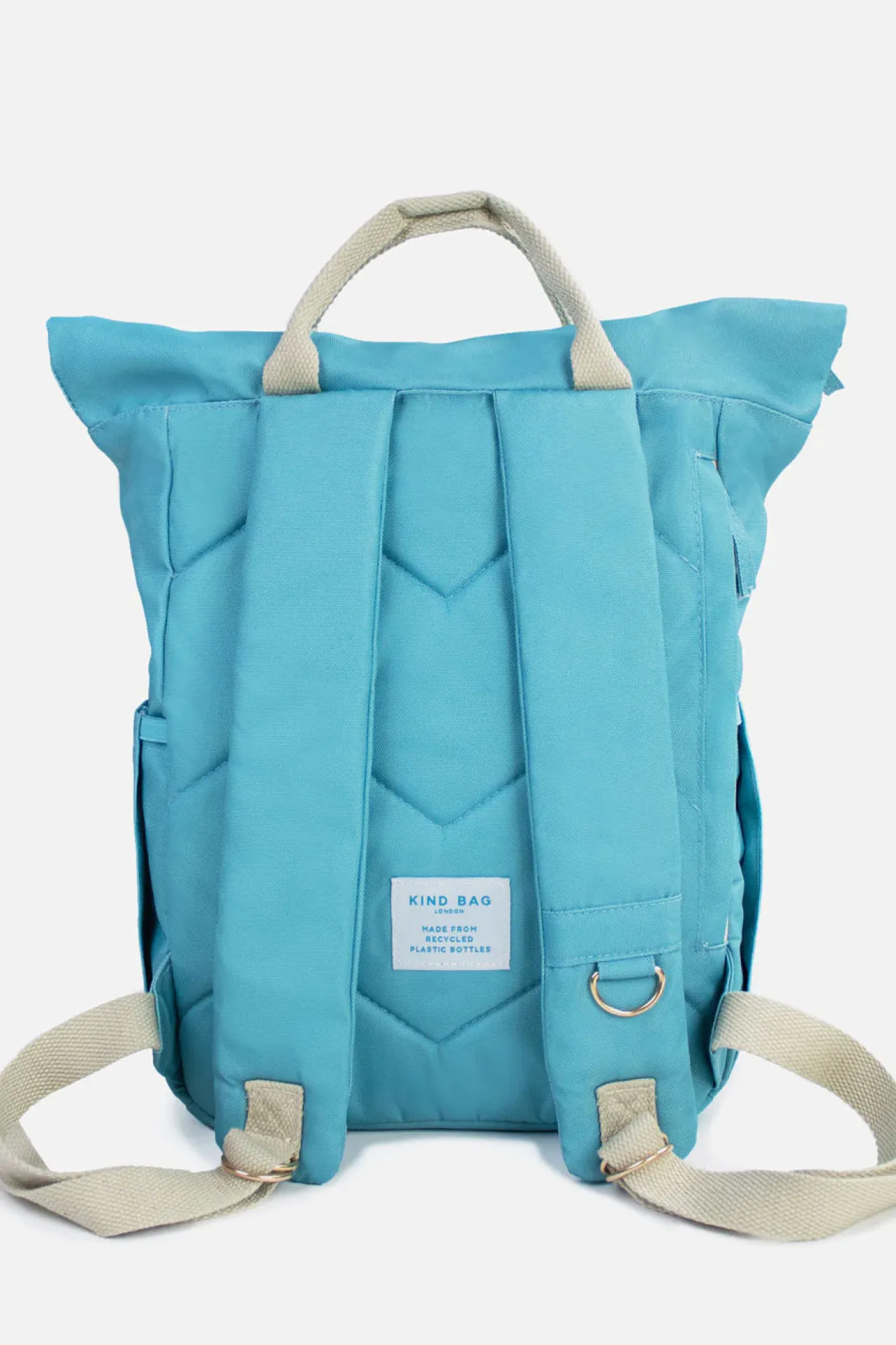 Kind Bag London Teal Hackney Medium Backpack- Bags