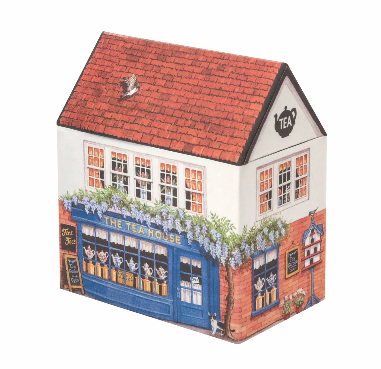 Elite Tins Tea Shop Tin- Novelty