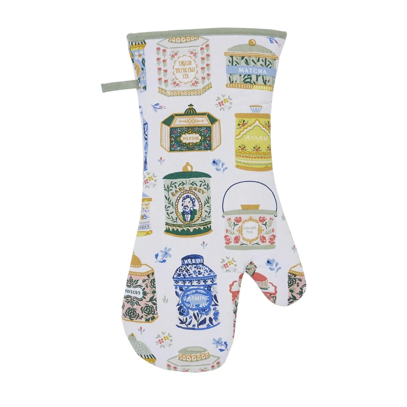 Ulster Weavers Tea Tins Oven Gauntlet- Oven Gloves/Mitts