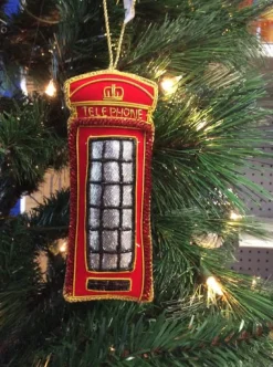 Tinker Tailor Telephone Box Decoration by London- Christmas Decorations|Seasonal Decor