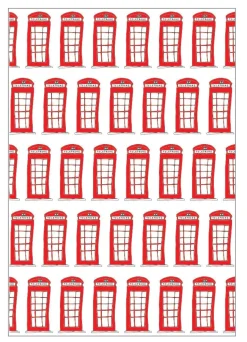 Victoria Eggs Telephone Boxes Greeting Card- Stationery|Greeting Cards