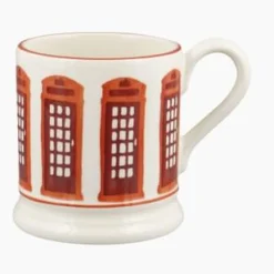 Emma Bridgewater Telephone Box 1/2 Pint Mug- Great Britain