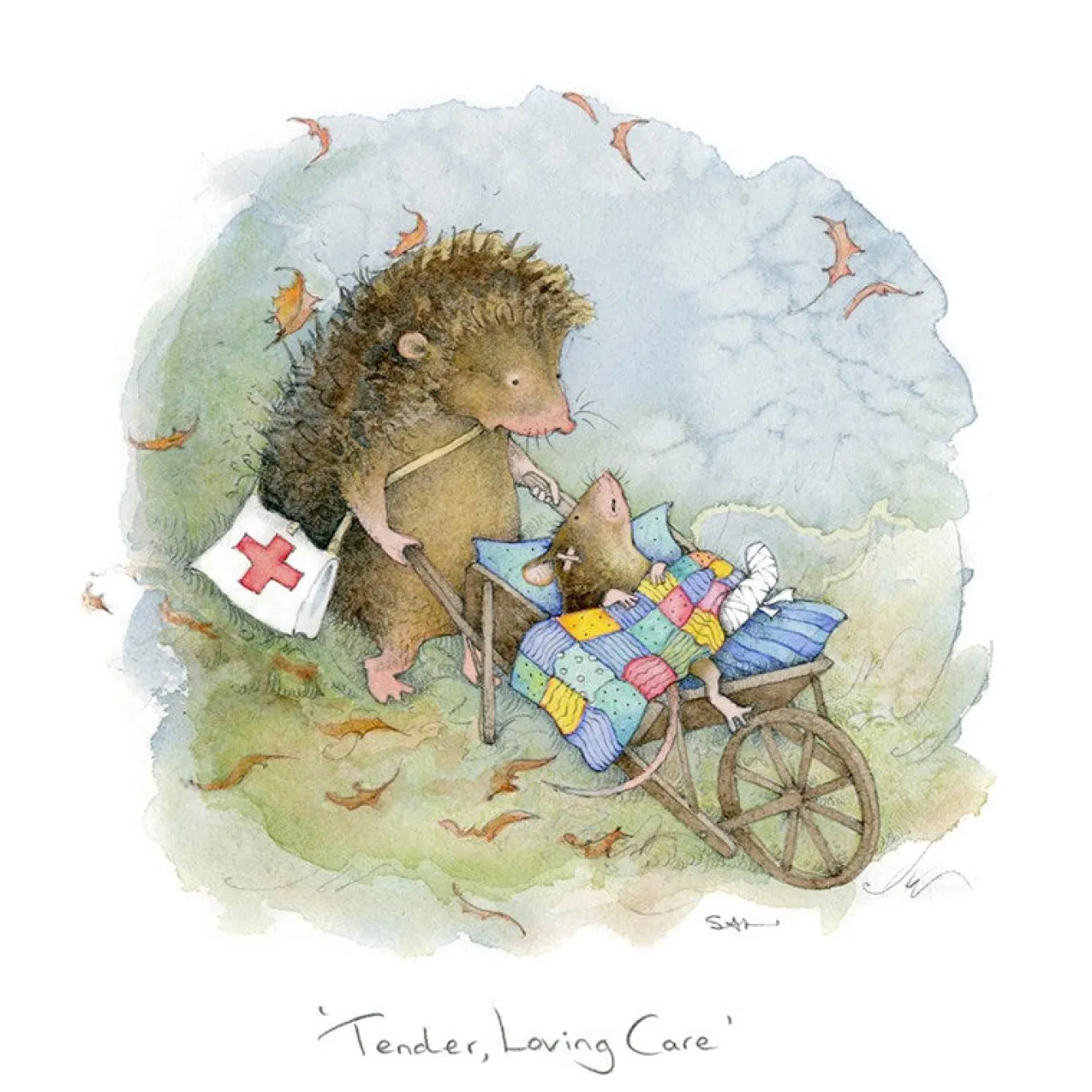 Moongazer Cards Tender, Loving Care Greeting Card- Greeting Cards