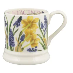 Emma Bridgewater Tete-A-Tete & Grape Hyacinth 1/2 Pint Mug- Flowers & Garden