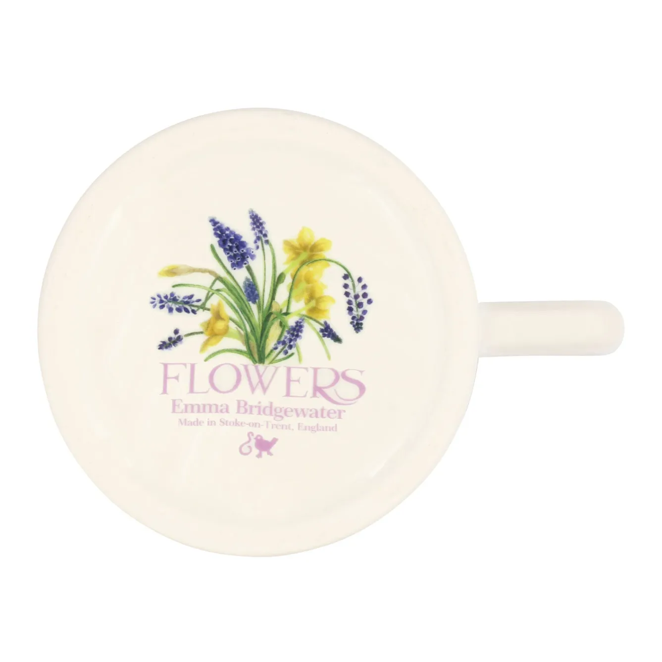 Emma Bridgewater Tete-A-Tete & Grape Hyacinth 1/2 Pint Mug- Flowers & Garden