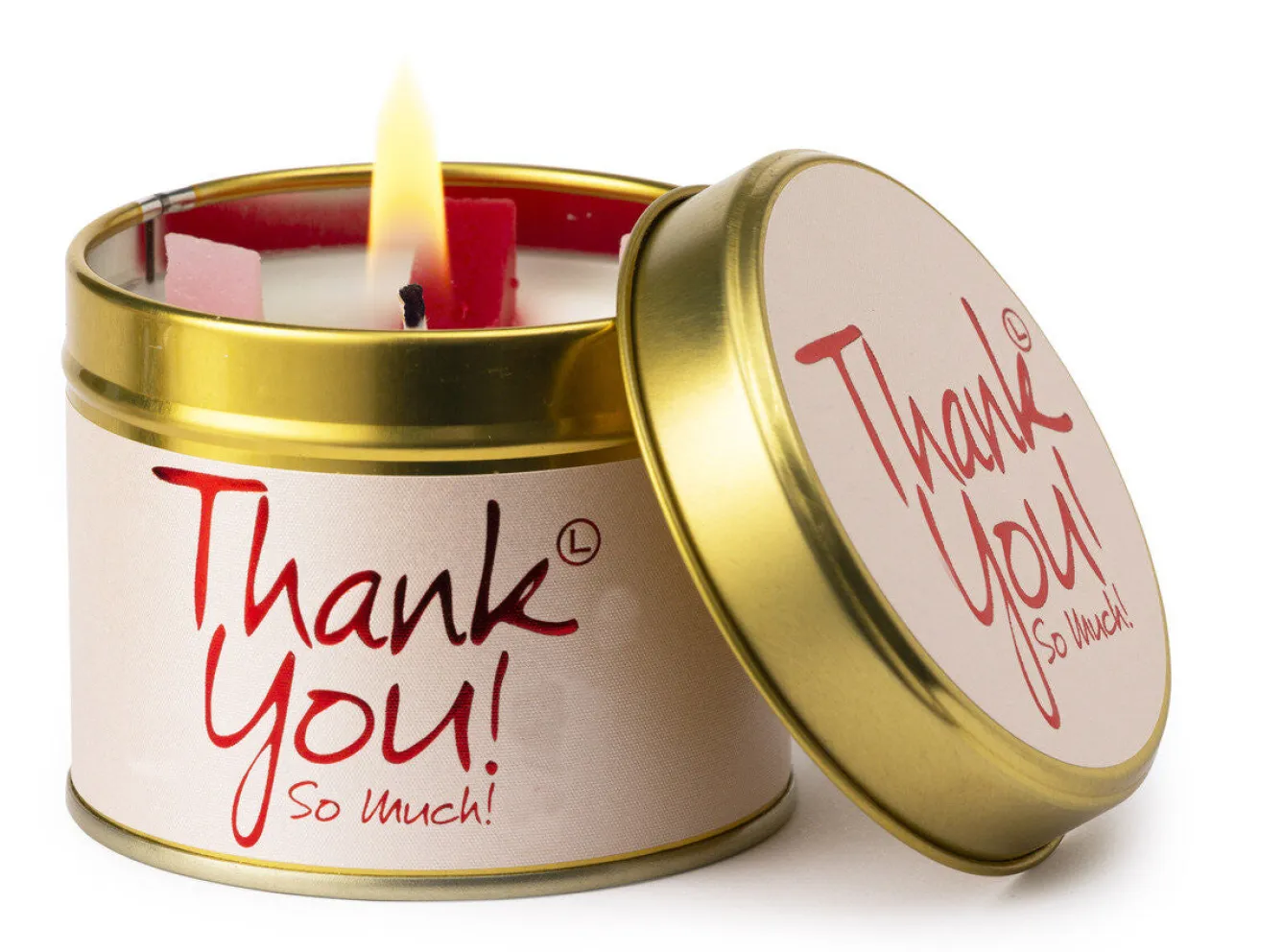 Lily-Flame Thank You! Scented Candle- Home Fragrance