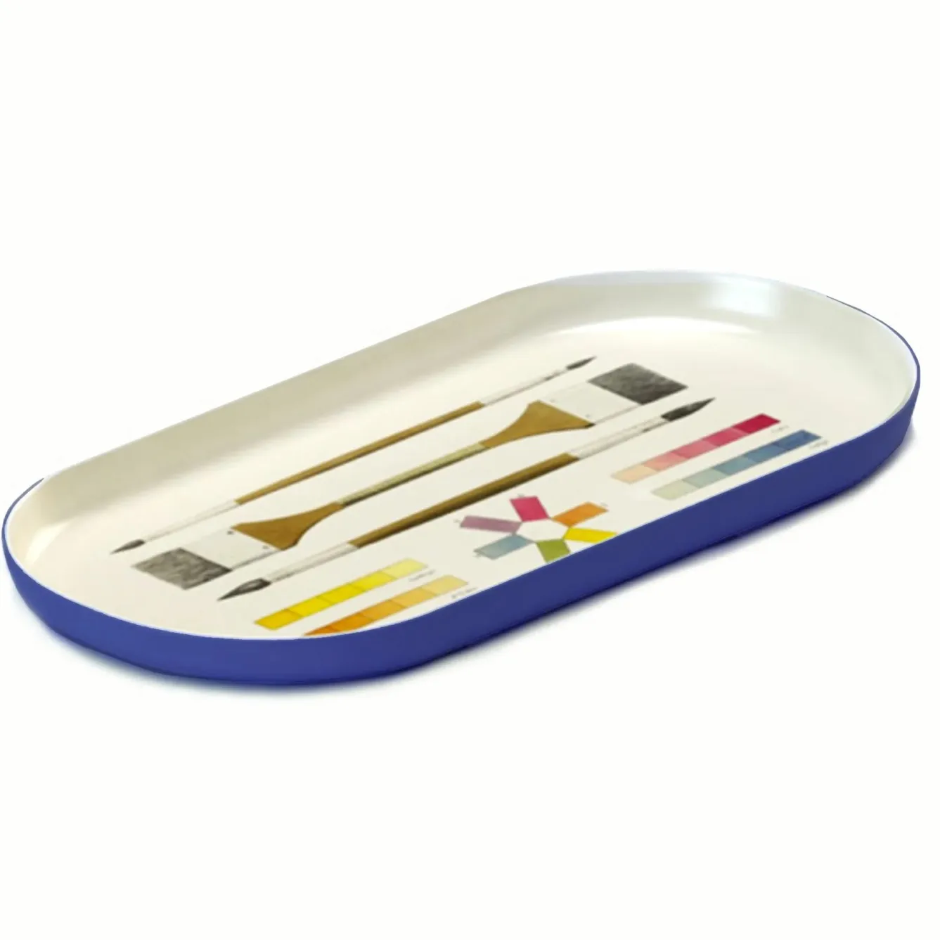 Roomytown The Art of Coloring Enamel Printed Tray- Trays|Stationery