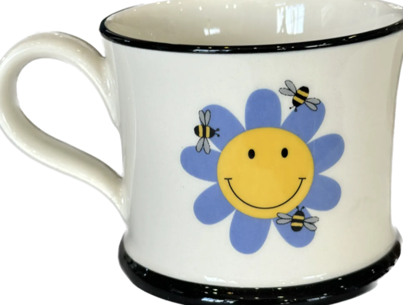 Moorland Pottery The Bee's Knees is my Happy Place Mug by- Tea|Whimsical